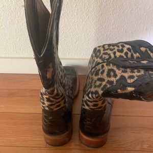 Leopard Old Gringo boots